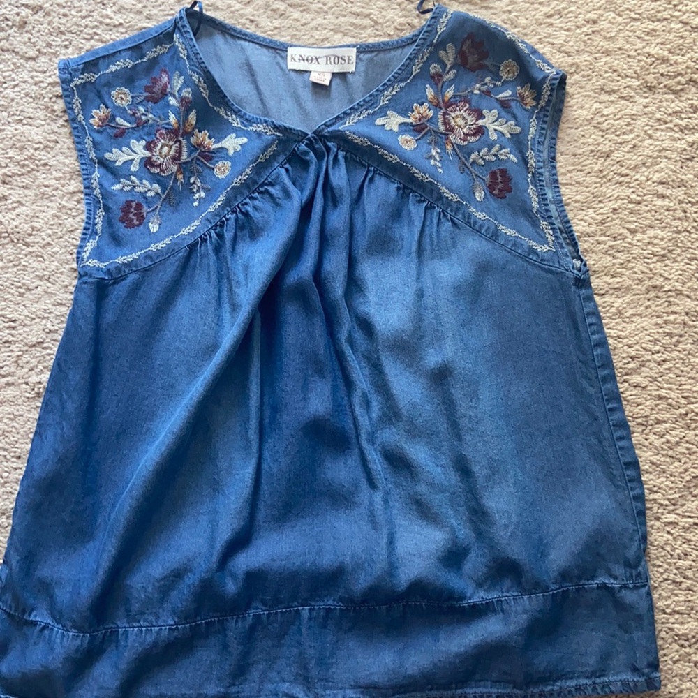 Chambray tank